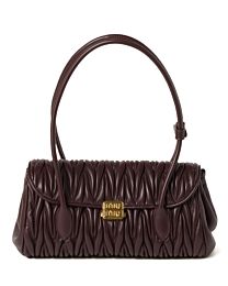 Miumiu Matelasse Nappa Leather Shoulder Bag 
