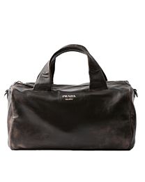Prada Small Nappa Leather Duffle Bag 2VC046 Dark Coffee