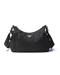 Prada Explore Large Re-Nylon And Leather Bag 1BC26 Black