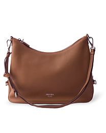 Prada Prada Fold Large Leather Shoulder Bag 1BC288