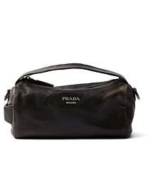 Prada Nappa Leather Shoulder Bag 2VH188 Dark Coffee