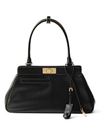 Prada Medium Leather Tote Bag 1BG569 Black