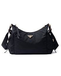 Prada Explore Large Recycled Nylon and Leather Handbag