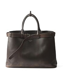 Prada Buckle Nappa Leather Bag With Belt 2VG126 Dark Coffee