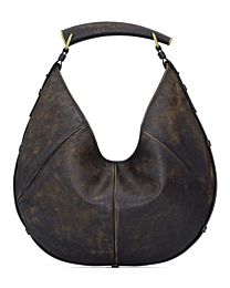 Saint Laurent Mombasa Medium In Vintage Leather 862029 Dark Coffee