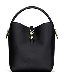 Saint Laurent LE 37 Leather Bucket Bag