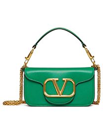 Valentino Loco Small Shoulder Bag In Calfskin 