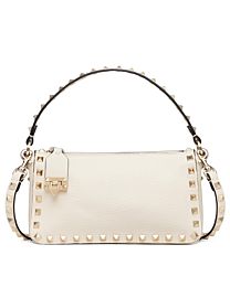 Valentino Small Rockstud Grainy Calfskin Crossbody Bag 