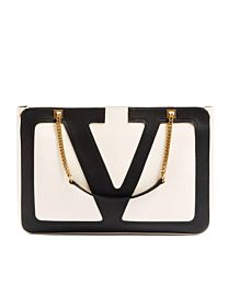 Valentino Garavani Viva Superstar Medium Nappa Leather Shopping Bag 