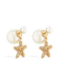 Christian Dior Tribales Earrings Golden