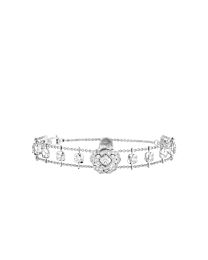 Chanel Bouton De Camelia Bracelet J12065 Silver