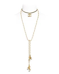 Chanel Women's Necklace ABC629 Golden