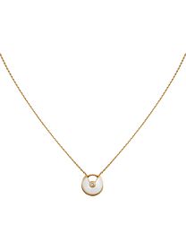 Cartier Women's Amulette De Cartier Necklace, XS Model White