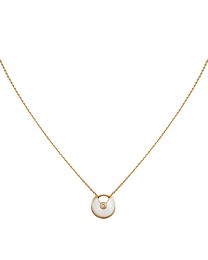 Cartier Women's Amulette De Cartier Necklace, XS Model White