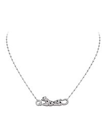 Cartier Panthere De Cartier Necklace Silver