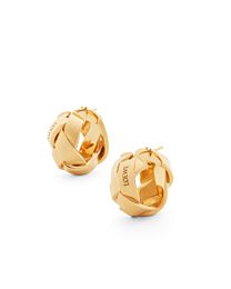 Loewe Women's Nest Hoop Earrings Golden