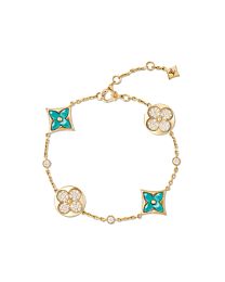 Louis Vuitton Colour Blossom BB Multi-Pattern Bracelet Q05979 Blue