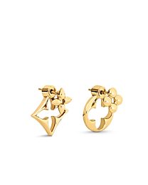 Louis Vuitton Women's LV Flowergram Earrings Golden