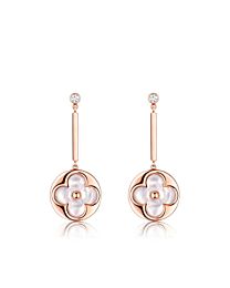 Louis Vuitton Colour Blossom Sun Long Earring Q96421 Red