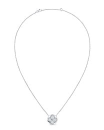 Louis Vuitton Diamond Blossom Sun Pendant Q93630 Silver