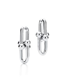 Tiffany Women's Link Earrings Silver