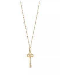 Tiffany Women's Fleur De Lis Key Golden