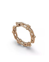Tiffany Women's Micro Link Ring Golden