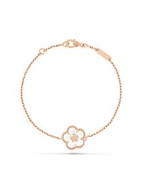 Van Cleef & Arpels Women's Lucky Spring Bracelet, Plum Blossom Red