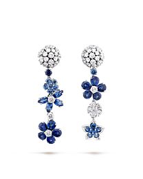 Van Cleef & Arpels Folie des Pres Earrings Blue