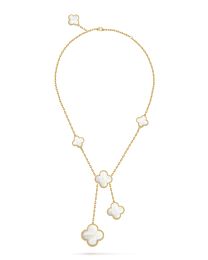 Van Cleef & Arpels Women's Magic Alhambra Necklace, 6 Motifs Golden