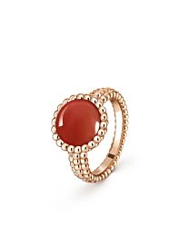 Van Cleef & Arpels Perlee Couleurs Ring Red