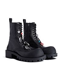 Balenciaga Women's Hummer Lace-up Bootie 786137 Black