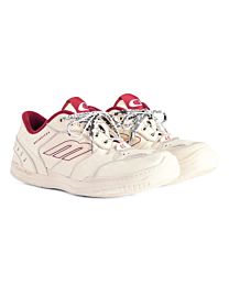 Balenciaga Unisex Hamptons Worn-out Calfskin Moderately Distressed Sneaker 841763