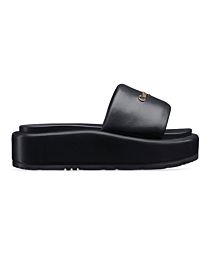 Christian Dior Women's D-Lane Platform Sandals Black