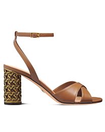 Christian Dior Women's Icon Heeled Sandal Coffee