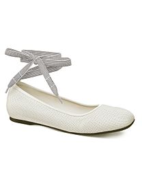 Christian Dior Women's D-Journey Lace-Up Ballet Flat