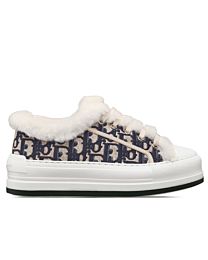 Christian Dior Women's Walk'n'Dior Platform Sneaker Dark Blue