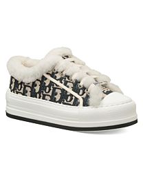 Christian Dior Women's Walk N Dior Platform Sneaker Dark Blue