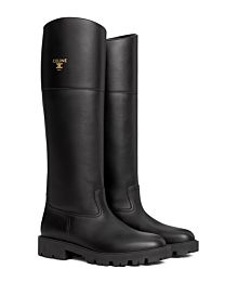 Celine Women's Margaret High Boots 365103 Black