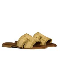 Celine Marina Cotton Tabbing Mules