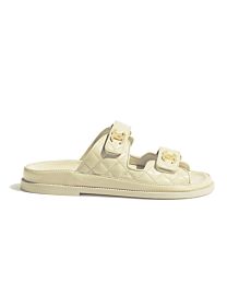 Chanel Women's Mules G45507 Cream