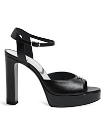 Chanel Women's Sandals Golden G47029 Black