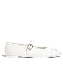 Chanel Women's Mary Janes G45503 White