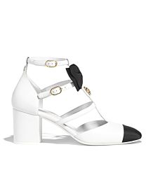 Chanel Women's Mary Janes G45534 White