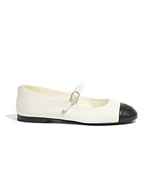 Chanel Women's Mary Janes G46379 White