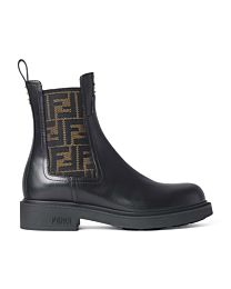 Fendi Women's Filo Chelsea Boots 8T8576 Black