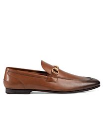 Gucci Men's Jordaan Leather Loafer 