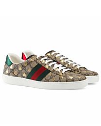 Gucci Unisex Ace GG Supreme bees sneaker 548950 Coffee
