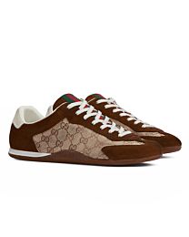 Gucci Unisex Shift Sneakers 857018 Coffee