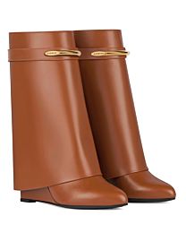 Givenchy Women's Shark Nappa Leather Ankle Boots BE605